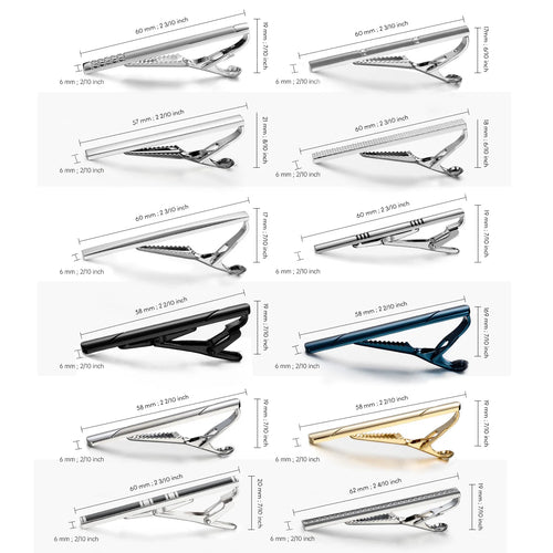 1PC Minimalist Tie Clip For Men Tie Clip To Man Shirt Business Pisa Ties Men's Cuff Tie Pins Man Fashion Jewelry Cufflink Lawyer